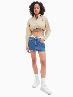 Mini denim skirt by Calvien Klien