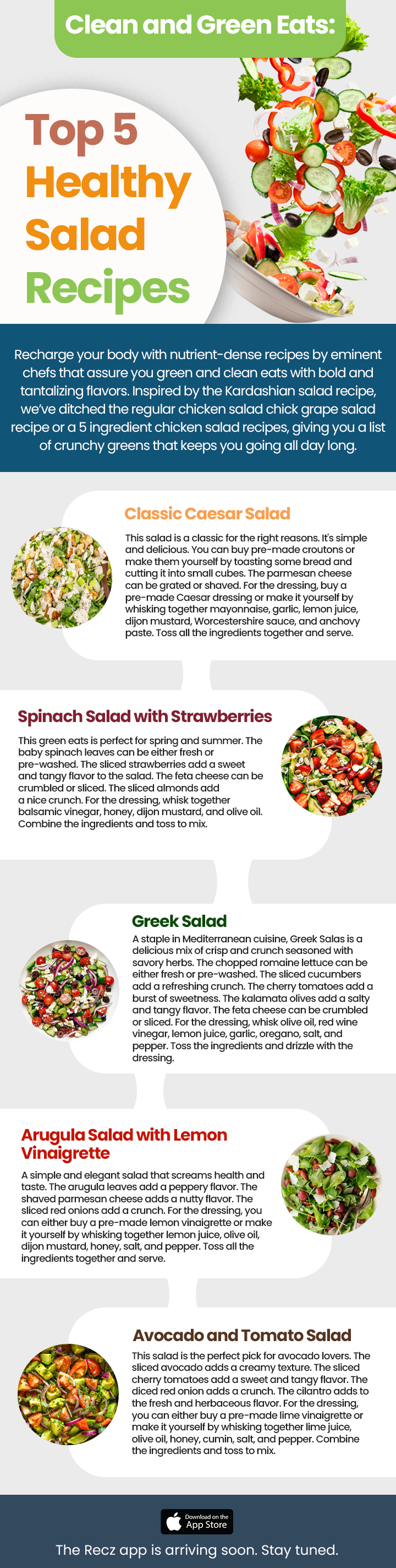 Healthy salad recipe